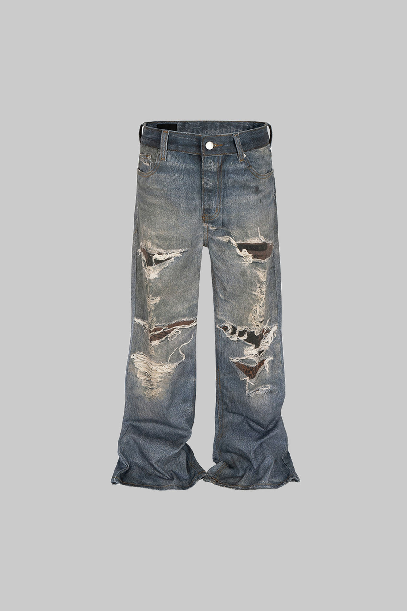 Shard Denim – Destroyed Blau