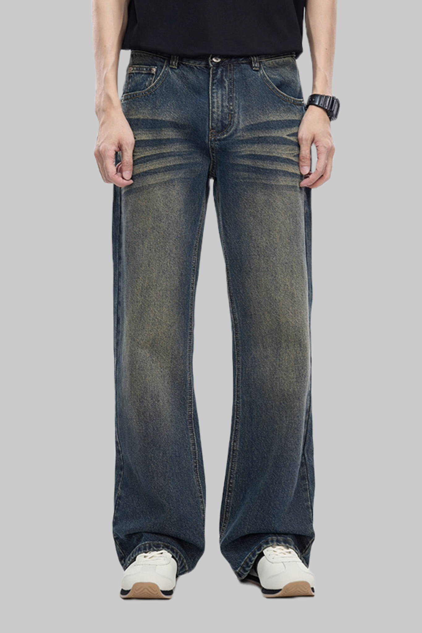 Flare Denim – Vintage Blau